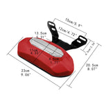 Maxbell Electric Bicycle Backrest Spare Parts Electric Bike Replaces Easy to Install Red