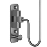 Maxbell Motorcycle Helmet Holder with Hook Adults Wall Hanging Motorbike Helmet Rack Gray