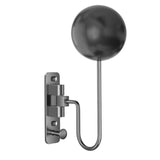 Maxbell Motorcycle Helmet Holder with Hook Adults Wall Hanging Motorbike Helmet Rack Gray