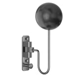 Maxbell Motorcycle Helmet Holder with Hook Adults Wall Hanging Motorbike Helmet Rack Gray