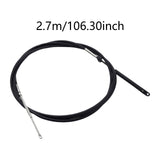 Maxbell Outboard Throttle Control Cable Easy to Install for Mercury Accessories 2.7m