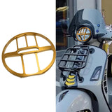 Maxbell Motorcycle Headlight Grill Cover for Vespa GTS Super Tech 300 Hpe 2023 Gold