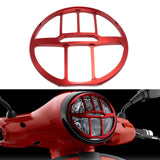 Maxbell Motorcycle Headlight Grill Cover for Vespa GTS Super Tech 300 Hpe 2023 Red