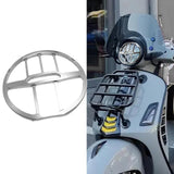 Maxbell Motorcycle Headlight Grill Cover for Vespa GTS Super Tech 300 Hpe 2023 Silver