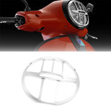 Maxbell Motorcycle Headlight Grill Cover for Vespa GTS Super Tech 300 Hpe 2023 Silver