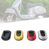Maxbell Motorcycle Kickstand Extension Pad Anti Slip for Vespa GTS300 2008-2022 Red