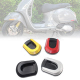Maxbell Motorcycle Kickstand Extension Pad Anti Slip for Vespa GTS300 2008-2022 Red