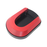 Maxbell Motorcycle Kickstand Extension Pad Anti Slip for Vespa GTS300 2008-2022 Red
