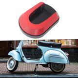 Maxbell Motorcycle Kickstand Extension Pad Anti Slip for Vespa GTS300 2008-2022 Red