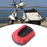 Maxbell Motorcycle Kickstand Extension Pad Anti Slip for Vespa GTS300 2008-2022 Red