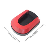 Maxbell Motorcycle Kickstand Extension Pad Anti Slip for Vespa GTS300 2008-2022 Red