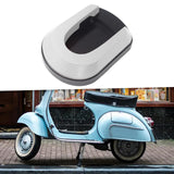 Maxbell Motorcycle Kickstand Extension Pad Anti Slip for Vespa GTS300 2008-2022 Silvery