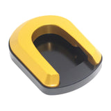 Maxbell Motorcycle Kickstand Extension Pad Anti Slip for Vespa GTS300 2008-2022 Golden