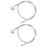 Maxbell 2 Pieces Generic Aerosols Nozzle Replacement Sturdy Automotive Cleaning Tools