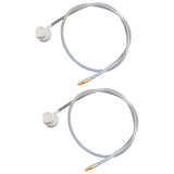 Maxbell 2 Pieces Generic Aerosols Nozzle Replacement Sturdy Automotive Cleaning Tools