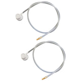 Maxbell 2 Pieces Generic Aerosols Nozzle Replacement Sturdy Automotive Cleaning Tools