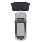 Maxbell 6Pcs Windshield Sun Shade Sturdy Foldable Sun Shield for Mustang Mach-e