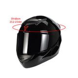 Maxbell Motorcycle Helmet Riding Women Men Breathable Traveling Full Face with Visor L