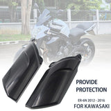 Maxbell Motorcycle Fork Cover Black Direct Replace for Kawasaki er-6N 2012-2016