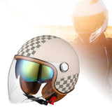 Maxbell Motorcycle Half Helmet 3/4 Shield Sturdy Quick Release Buckle Scooter Helmet S