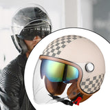 Maxbell Motorcycle Half Helmet 3/4 Shield Sturdy Quick Release Buckle Scooter Helmet XL