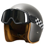 Maxbell Adult Motorcycle 3/4 Open Face Helmet for ATV Moped Scooter Motocross Helmet M