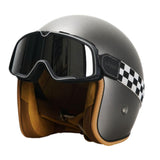 Maxbell Adult Motorcycle 3/4 Open Face Helmet for ATV Moped Scooter Motocross Helmet M