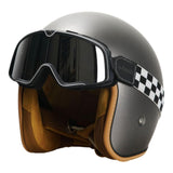 Maxbell Adult Motorcycle 3/4 Open Face Helmet for ATV Moped Scooter Motocross Helmet M