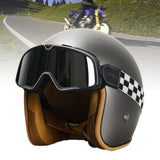 Maxbell Adult Motorcycle 3/4 Open Face Helmet for ATV Moped Scooter Motocross Helmet M