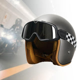 Maxbell Adult Motorcycle 3/4 Open Face Helmet for ATV Moped Scooter Motocross Helmet M