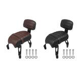 Maxbell Motorcycle Rear Passenger Seat Easily Install Accessories Motorbike Seat Pad Brown