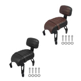Maxbell Motorcycle Rear Passenger Seat Easily Install Accessories Motorbike Seat Pad Brown