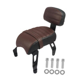 Maxbell Motorcycle Rear Passenger Seat Easily Install Accessories Motorbike Seat Pad Brown