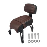 Maxbell Motorcycle Rear Passenger Seat Easily Install Accessories Motorbike Seat Pad Brown