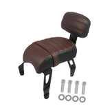 Maxbell Motorcycle Rear Passenger Seat Easily Install Accessories Motorbike Seat Pad Brown