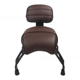 Maxbell Motorcycle Rear Passenger Seat Easily Install Accessories Motorbike Seat Pad Brown