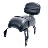 Maxbell Motorcycle Rear Passenger Seat Easily Install Accessories Motorbike Seat Pad Black