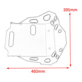 Maxbell Motorcycle Skid Bash Plate Sturdy Engine Guard Cover for Suzuki V-strom Silver