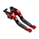 Maxbell Folding Clutch Levers Brake Handles for Bajaj Pulsar 200 RS Dominar 400 Red Black