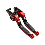 Maxbell Folding Clutch Levers Brake Handles for Bajaj Pulsar 200 RS Dominar 400 Red Black
