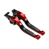 Maxbell Folding Clutch Levers Brake Handles for Bajaj Pulsar 200 RS Dominar 400 Red Black