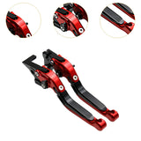 Maxbell Folding Clutch Levers Brake Handles for Bajaj Pulsar 200 RS Dominar 400 Red Black