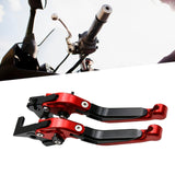 Maxbell Folding Clutch Levers Brake Handles for Bajaj Pulsar 200 RS Dominar 400 Red Black