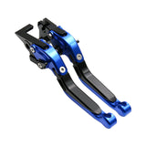 Maxbell Folding Clutch Levers Brake Handles for Bajaj Pulsar 200 RS Dominar 400 Blue Black