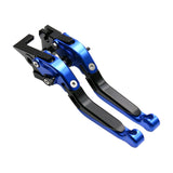 Maxbell Folding Clutch Levers Brake Handles for Bajaj Pulsar 200 RS Dominar 400 Blue Black