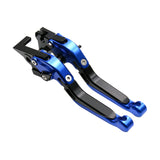 Maxbell Folding Clutch Levers Brake Handles for Bajaj Pulsar 200 RS Dominar 400 Blue Black