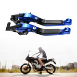 Maxbell Folding Clutch Levers Brake Handles for Bajaj Pulsar 200 RS Dominar 400 Blue Black