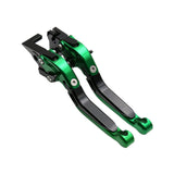 Maxbell Folding Clutch Levers Brake Handles for Bajaj Pulsar 200 RS Dominar 400 Black Green