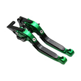 Maxbell Folding Clutch Levers Brake Handles for Bajaj Pulsar 200 RS Dominar 400 Black Green