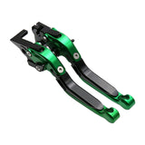 Maxbell Folding Clutch Levers Brake Handles for Bajaj Pulsar 200 RS Dominar 400 Black Green